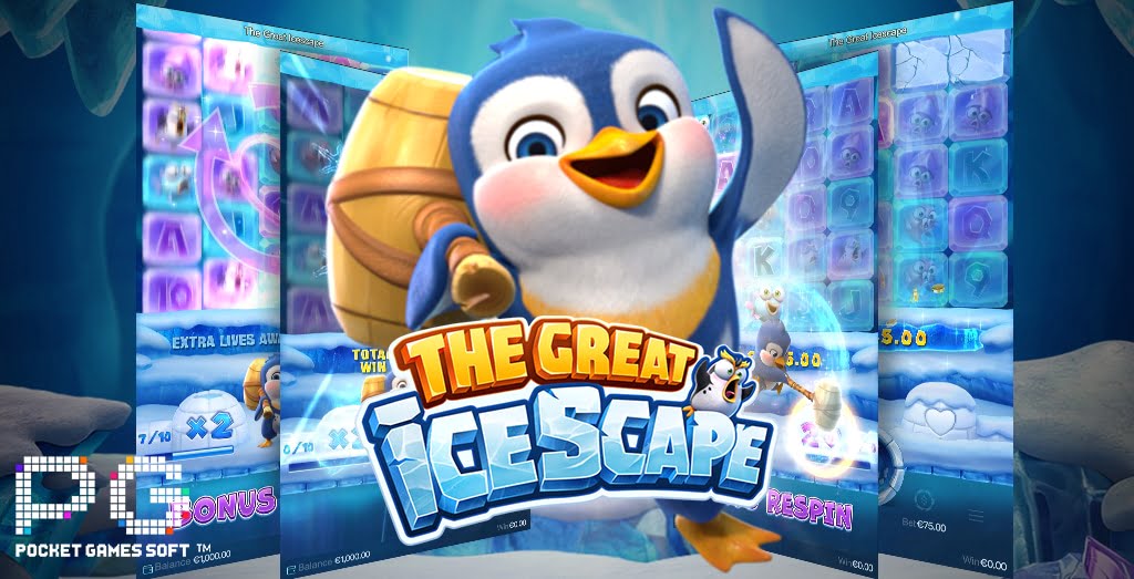 สล็อต The Great Icescape เกม เพนกวินน้ำแข็ง